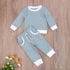 imageKuriozud Unisex Baby Boy Girl Zipper Romper Jumpsuit One Piece OutfitsLight Blue