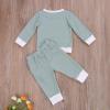 imageKuriozud Unisex Baby Boy Girl Zipper Romper Jumpsuit One Piece OutfitsLight Green