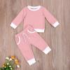 imageKuriozud Unisex Baby Boy Girl Zipper Romper Jumpsuit One Piece OutfitsPink