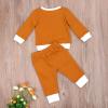 imageKuriozud Unisex Baby Boy Girl Zipper Romper Jumpsuit One Piece OutfitsYellow