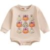 Pumpkin Ghost Bow Khaki