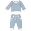 imageKuriozud Unisex Baby Boy Girl Zipper Romper Jumpsuit One Piece OutfitsLight Blue