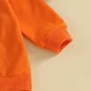 imageKuriozud Toddler Baby Boy Girl Football Outfit Pullover Sweatshirt Long Sleeve Crewneck Shirt Top Fall Winter ClothesDog Orange