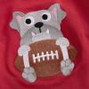 imageKuriozud Toddler Baby Boy Girl Football Outfit Pullover Sweatshirt Long Sleeve Crewneck Shirt Top Fall Winter ClothesDog Red