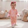 imageKuriozud Toddler Girl Halloween Pajamas Pumpkin Silk Satin Sleepwear Little Girls Bow Pjs Baby 2Pcs Halloween Pajama SetHalloween Pumpkin Pink