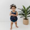 imageKuriozud Halloween Baby Girl Outfit Denim Jeans Romper PumpkinGhost Onesie Overall Bodysuit Infant First Halloween ClothesPumpkin