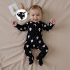 imageKuriozud My First Halloween Baby Girl Boy Outfit Newborn Pumpkin Jumpsuit Romper Halloween Footie Pajamas Coming Home OutfitBaby Boy Ghost Jumpsuit Black