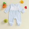 imageKuriozud My First Halloween Baby Girl Boy Outfit Newborn Pumpkin Jumpsuit Romper Halloween Footie Pajamas Coming Home OutfitPumpkin Embroidery Blue