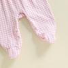 imageKuriozud My First Halloween Baby Girl Boy Outfit Newborn Pumpkin Jumpsuit Romper Halloween Footie Pajamas Coming Home OutfitPumpkin Embroidery Pink