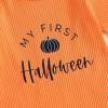 imageKuriozud My First Halloween Outfit Baby Girl Ghost Romper Pumpkin Onesie Newborn Preemie Girl Pajamas Thanksgiving ClothesHalloween Orange