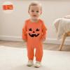 imageKuriozud My First Halloween Outfit Baby Girl Ghost Romper Pumpkin Onesie Newborn Preemie Girl Pajamas Thanksgiving ClothesHalloween Orange B