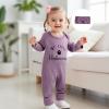 imageKuriozud My First Halloween Outfit Baby Girl Ghost Romper Pumpkin Onesie Newborn Preemie Girl Pajamas Thanksgiving ClothesHalloween Purple