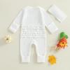 imageKuriozud My First Halloween Outfit Baby Girl Ghost Romper Pumpkin Onesie Newborn Preemie Girl Pajamas Thanksgiving ClothesHalloween White