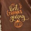 imageKuriozud My First Halloween Outfit Baby Girl Ghost Romper Pumpkin Onesie Newborn Preemie Girl Pajamas Thanksgiving ClothesThanksgiving Brown