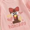 imageKuriozud My First Halloween Outfit Baby Girl Ghost Romper Pumpkin Onesie Newborn Preemie Girl Pajamas Thanksgiving ClothesThanksgiving Pink