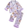 Floral Pumpkin Bow Purple