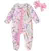 imageKuriozud My First Halloween Outfit Baby Girl Ghost Romper Pumpkin Onesie Newborn Preemie Girl Pajamas Thanksgiving ClothesPink Carrotbunny
