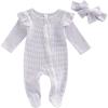 Striped Ruffle Purple