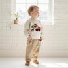 imageKuriozud Toddler Baby Boy Spring Fall Winter Clothes Outfit Embroidery Sweatshirt Tops Pants Set 6 12 18 24Months 2t 3t 4tFootball Khaki