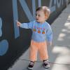 imageKuriozud Toddler Baby Boy Spring Fall Winter Clothes Outfit Embroidery Sweatshirt Tops Pants Set 6 12 18 24Months 2t 3t 4tMamas Boy Blue