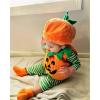 imageKuriozud Toddler Baby Girl Boy Halloween Pumpkin Costume Sleeveless Tee Top with Hat OutfitsOrange a