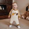 imageKuriozud Newborn Baby Boy Thanksgiving Outfit Little Turkey Romper Long Sleeve Jumpsuit Infant Boy Fall ClothesTurkey Pumpkin Football Plaid