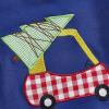 imageKuriozud Toddler Baby Christmas Outfit Car Holiday Tree Long Sleeve Sweatshirt and Plaid Pants 2 Piece SetCar and Tree Navy Blue