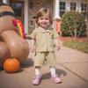 imageKuriozud Toddler Baby Girl Summer Satin Pajamas Kids Summer Pjs Set Short Sleeve Button Down Nightwear Sleepwear 06TTurkeykhaki