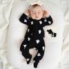 imageKuriozud My First Halloween Outfit Baby Girl Ghost Romper Pumpkin Onesie Newborn Preemie Girl Pajamas Thanksgiving ClothesHalloween Black