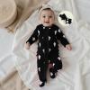 imageKuriozud My First Halloween Outfit Baby Girl Ghost Romper Pumpkin Onesie Newborn Preemie Girl Pajamas Thanksgiving ClothesHalloween Black