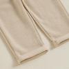 imageKuriozud Toddler Boy Fall Winter Clothes Embroidery Baby Long Sleeve T Shirt Pants Set 6 12 18 24 Months 2T 3T 4T 2PCS OutfitTractor Beige