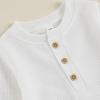 imageKuriozud Toddler Boy Fall Winter Clothes Embroidery Baby Long Sleeve T Shirt Pants Set 6 12 18 24 Months 2T 3T 4T 2PCS OutfitTractor Beige