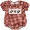 Plaid Football Red