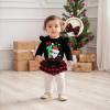 imageKuriozud My First Thanksgiving Outfit Baby Girl Turkey Romper BodysuitRuffle Tutu Shorts Bloomer 1st Thanksgiving ClothesChristmas Black Red