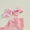 imageKuriozud My First Thanksgiving Outfit Baby Girl Turkey Romper BodysuitRuffle Tutu Shorts Bloomer 1st Thanksgiving ClothesPink My 1st Easter