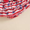 imageKuriozud My First Thanksgiving Outfit Baby Girl Turkey Romper BodysuitRuffle Tutu Shorts Bloomer 1st Thanksgiving ClothesRed a