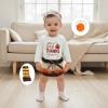 imageKuriozud My First Thanksgiving Outfit Baby Girl Turkey Romper BodysuitRuffle Tutu Shorts Bloomer 1st Thanksgiving ClothesThanksgiving White