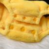 imageKuriozud Cute Fuzzy Animal Costume for Baby Girl Boy Halloween Costume Romper with Hat and Leg Warmer 4pcs Cosplay OutfitBee Yellow