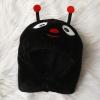 imageKuriozud Cute Fuzzy Animal Costume for Baby Girl Boy Halloween Costume Romper with Hat and Leg Warmer 4pcs Cosplay OutfitLadybug Red