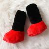 imageKuriozud Cute Fuzzy Animal Costume for Baby Girl Boy Halloween Costume Romper with Hat and Leg Warmer 4pcs Cosplay OutfitLadybug Red