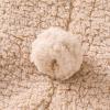 imageKuriozud Cute Fuzzy Animal Costume for Baby Girl Boy Halloween Costume Romper with Hat and Leg Warmer 4pcs Cosplay OutfitLamb Beige