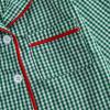 imageKuriozud Toddler Baby Girl Boy Christmas Pajamas Set Kids Plaid Long Sleeve Lapel TopsLong Pants Sleepwear NightwearGreen