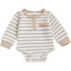 Button Stripe Beige