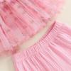 imageKuriozud Halloween Toddler Baby Girl Outfit Pumpkin Patch Tank TopWide Leg Pants Set Kids Little Girl Halloween ClothesHalloween Pink