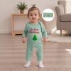 imageKuriozud My First Halloween Outfit Baby Girl Ghost Romper Pumpkin Onesie Newborn Preemie Girl Pajamas Thanksgiving ClothesGreen Christmas Tree