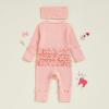 imageKuriozud My First Halloween Outfit Baby Girl Ghost Romper Pumpkin Onesie Newborn Preemie Girl Pajamas Thanksgiving ClothesPink Bowchristmas Tree