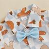 imageKuriozud Toddler Baby Boy Easter Outfits Bunny Tops Carrot Button Down Shirt Short Pants Set Easter Boy Clothes Summer Easter Blue A 69 Months