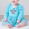 imageKuriozud Baby Christmas Outfits Dress Girl Long Sleeve Bubble Romper My First Christmas Onesie Clothes Fall Winter ClothingBlue Snowman