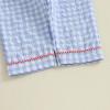 imageKuriozud Kids Christmas Pajamas Toddler Baby Boy Girl Button Down Pjs Tops Pants Little Boys Girls Christmas Pajama SetPlaid Print Blue