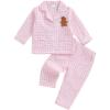 Gingerbread Plaid Print Pink
